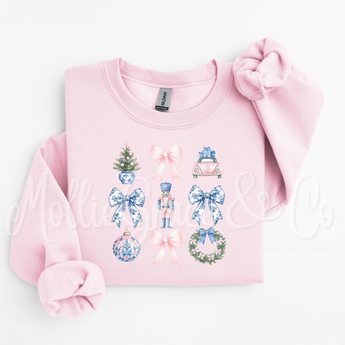 Christmas Toile Sweatshirt