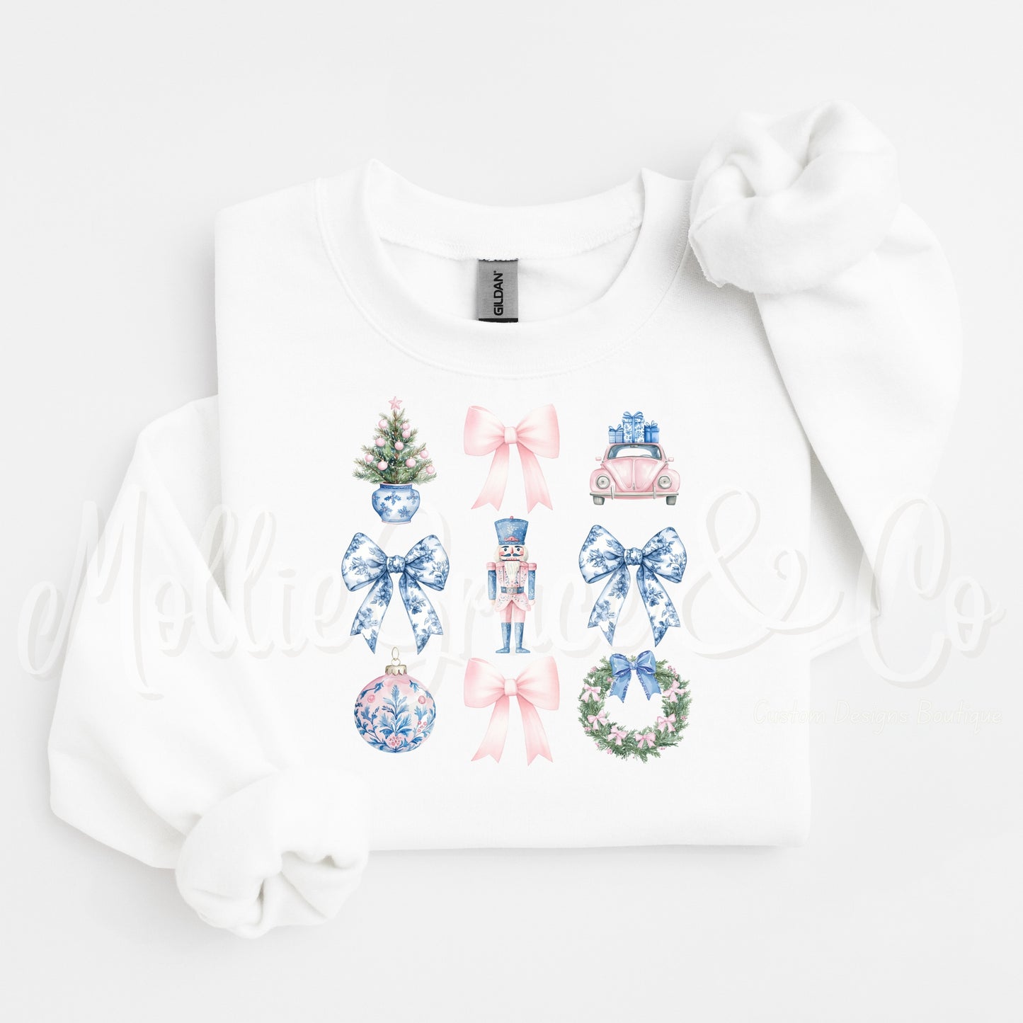 Christmas Toile Sweatshirt