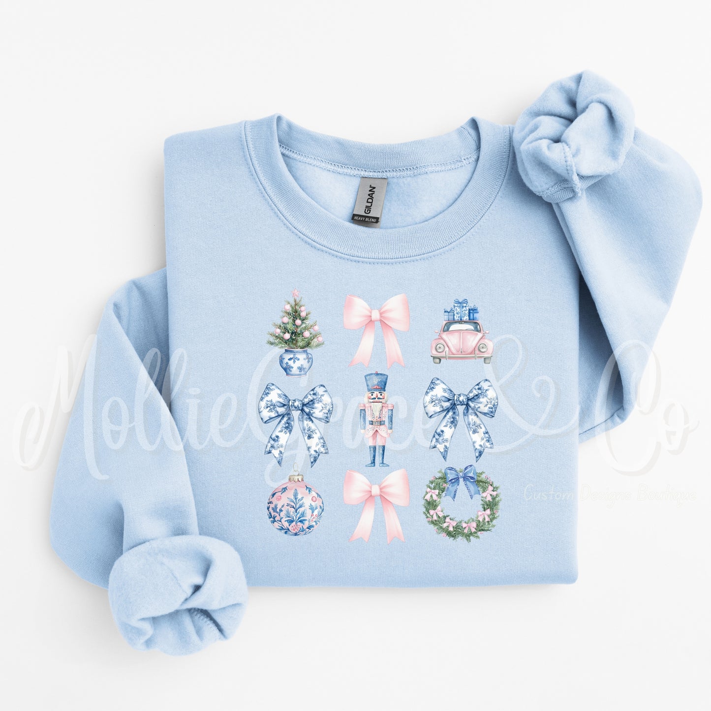 Christmas Toile Sweatshirt